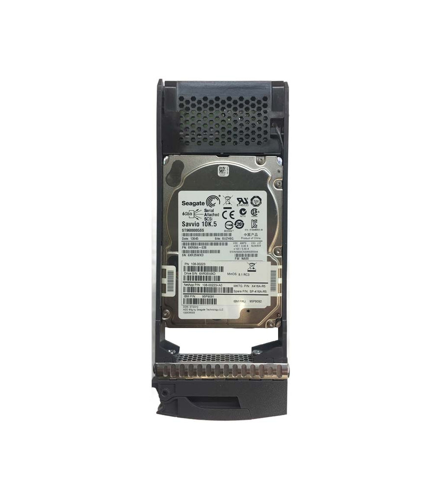 95P9091 - IBM 600GB SAS 6Gb/s 10000RPM 2.5-inch Internal Hard Drive with Tray for DS224C and FAS2240