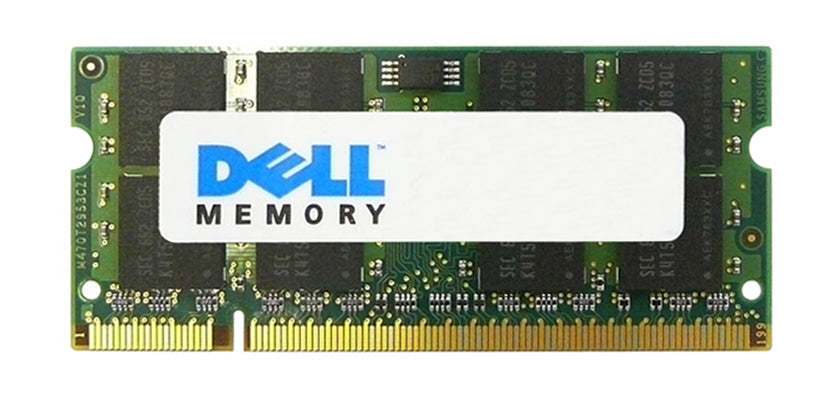 A12946721 - Dell 1GB PC2-6400 DDR2-800MHz non-ECC Unbuffered CL6 200-Pin SoDimm Dual Rank Memory Module for Inspiron 6400
