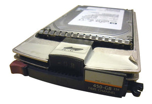 AG804B - HP 450GB 15000RPM Fibre Channel 4Gb/s Dual Port Hot-Swap 3.5-inch Hard Disk Drive with Tray for StorageWorks