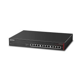 BS-MP2012 - Buffalo Technology 12-Port Desktop/Rackmount 10 Gbe Ethernet High Power Switch