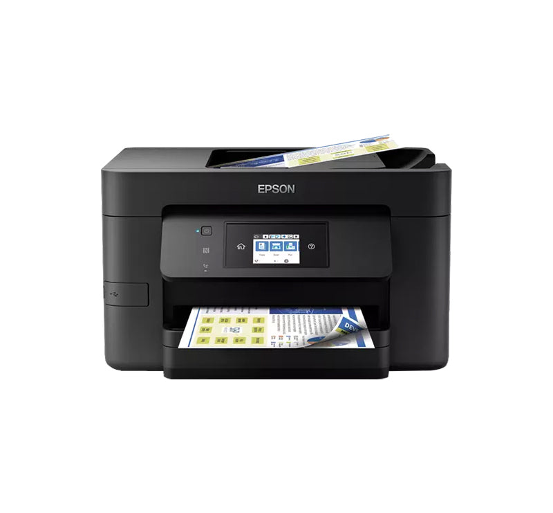 C11CJ06201 - Epson WorkForce Pro WF-4820 4800 x 1200 dpi 12 ppm USB, Ethernet, Wi-Fi Automatic Duplex Printing 4.3-inch Touch Screen LCD Display Desktop Color InkJet All-In-One Printer
