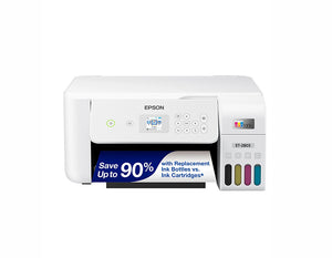 C11CJ66203 - Epson EcoTank ET-2803 5760 x 1440 dpi 5 ppm USB, Wi-Fi 1.44-inch LCD Display Desktop Cartridge-Free SuperTank Color InkJet All-in-One Printer