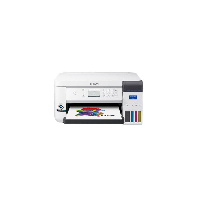 C11CJ80201 - Epson SureColor F170 1200 x 600 dpi USB, Ethernet, Wi-Fi 2.4-inch LCD Display Desktop Dye-Sublimation Printer