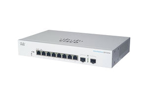 CBS220-8FP-E-2G - Cisco Business 220 Series 8-Ports 10/100/1000BASE-T Ethernet Layer 2 Rack-mountable Managed Smart Switch with 2-Ports SFP