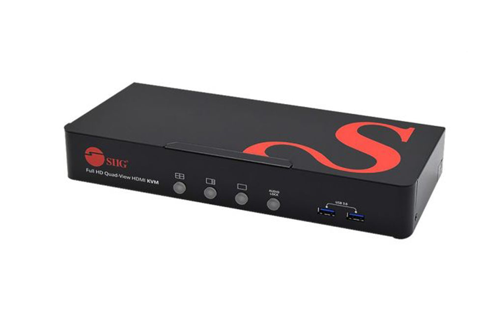 CE-KV0A11-S1 - Siig Sharing Four Views Displayed On One Screen With Four Full Hd Hdmi Devices Or Com