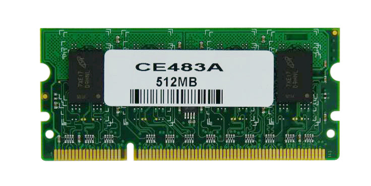 CE483A - HP 512MB DDR2 non-ECC Unbuffered 144-Pin SoDimm Memory Module for LaserJet P3015 P4014 P4015 P4515 M601 M602 M603 Printers