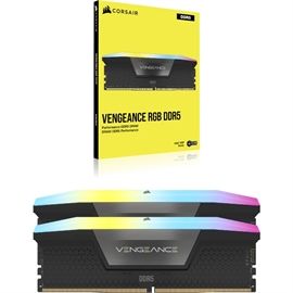 CMH32GX5M2B6400C32 - Corsair Vengeance RGB 32GB (2x 16GB) 6400MHz DDR5 PC5-51200 Non-ECC CL32 288-Pin DIMM 1.40V Memory Module