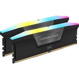CMH32GX5M2B6800C40 - Corsair Vengeance RGB 32GB (2x 16GB) 6800MHz DDR5 PC5-54400 Non-ECC CL40 288-Pin DIMM 1.40V Memory Module