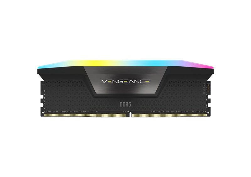 CMH96GX5M2B5600C40 - Corsair Vengeance RGB 96GB (2x 48GB) 5600MHz DDR5 PC5-44800 Non-ECC CL40 288-Pin DIMM 1.25V Memory Module