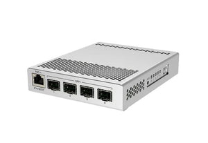 CRS305-1G-4S+IN - Mikrotik CRS305 4-Ports 10GBASE-X SFP+ Layer 3 Desktop Compact Managed Cloud Router Switch