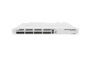 CRS317-1G-16S+RM - MikroTik CRS317 16-Ports 10GBASE-X SFP+ Layer 3 Rack-mountable Managed Network Switch