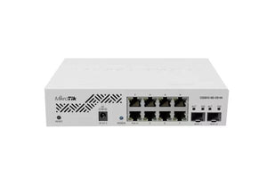CSS610-8G-2S+IN - MikroTik CSS610 8-Ports 10/100/1000BASE-T Ethernet Layer 3 Rack-mountable Managed Network Switch with 2-Ports SFP+