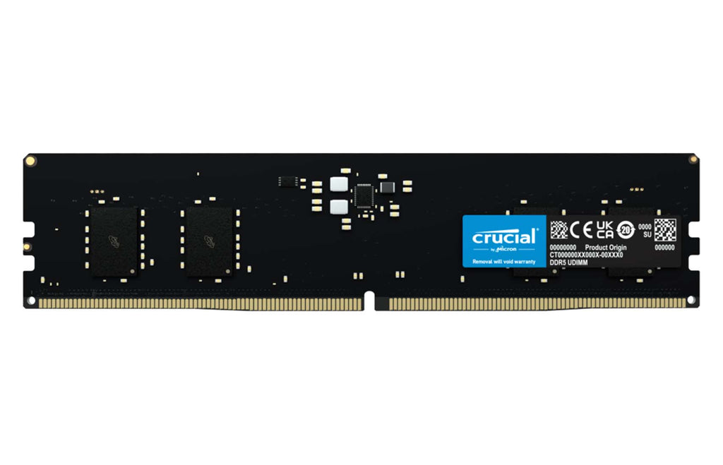 CT2K16G52C42U5 - Crucial 32GB (2x 16GB) 5200MHz DDR5 PC5-41600 Non-ECC CL42 288-Pin DIMM 1.1V Single Rank Memory Module