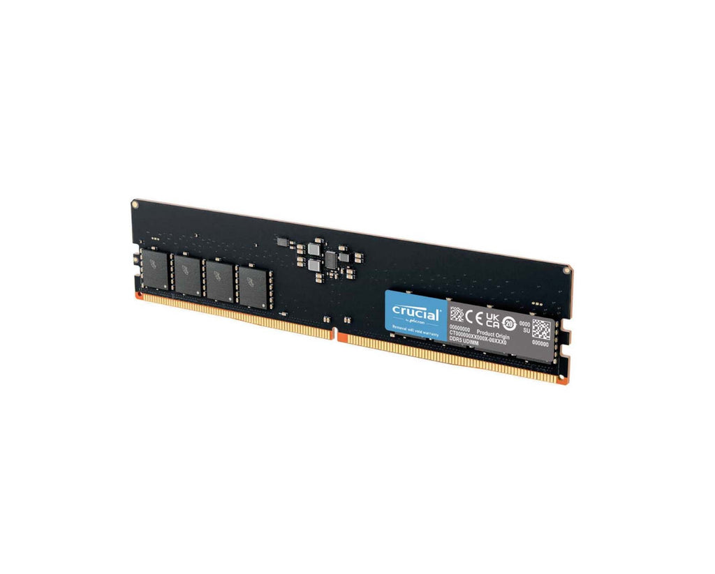 CT2K16G56C46U5 - Crucial 32GB (2x 16GB) 5600MHz DDR5 PC5-44800 ECC Unbuffered CL46 288-Pin DIMM 1.1V Memory Module
