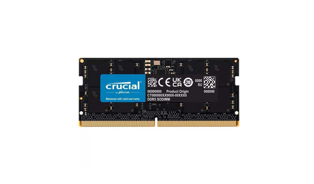 CT2K8G52C42S5 - Crucial 16GB (2x 8GB) 5200MHz DDR5 PC5-41600 ECC Unbuffered CL42 262-Pin SoDimm 1.1V Memory Module