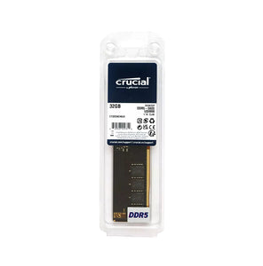 CT32G56C46U5 - Crucial 32GB 5600MHz DDR5 PC5-44800 Non-ECC CL46 288-Pin DIMM 1.1V Memory Module