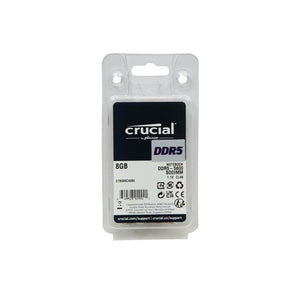 CT8G56C46S5 - Crucial 8GB 5600MHz DDR5 PC5-44800 Non-ECC CL46 262-Pin SoDimm 1.1V Memory Module