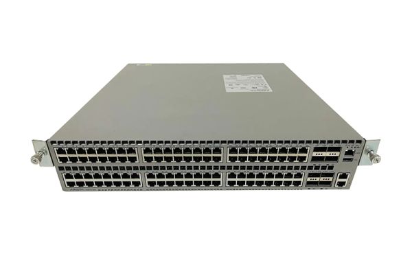 DCS-7050TX-128-F - Arista 7050X 96-Ports 10GBASE-T Ethernet Layer 3 Rack-mountable Managed Front-to-back Airflow Network Switch with 4-Ports QSFP+