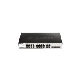 DGS-1210-16 - D-Link DGS-1210 Series 16-Ports 10/100/1000BASE-T Ethernet Layer 2 Rack-mountable Managed Smart Switch with 4-Ports SFP