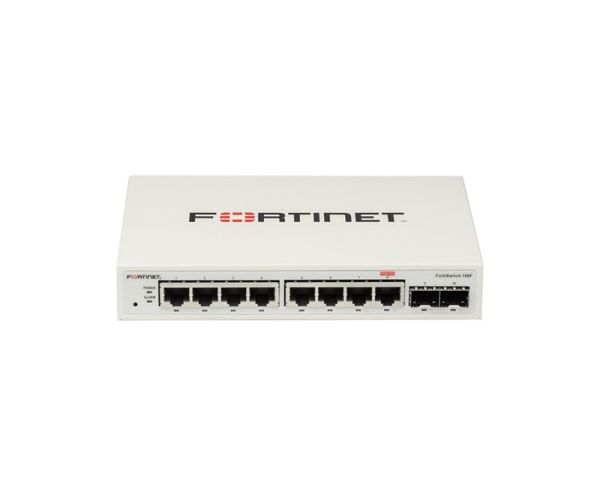 FS-108F - Fortinet FortiSwitch 108F 8-Ports 10/100/1000BASE-T Ethernet Layer 2 Desktop Managed Side-to-back Airflow Switch with 2-Ports SFP