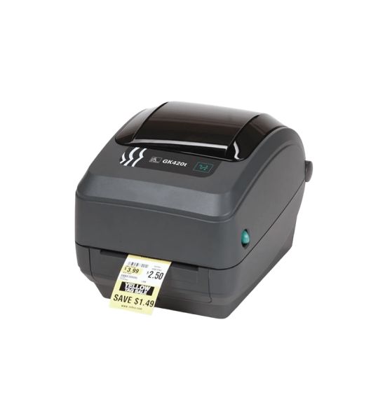 GK42-100110-000 - Zebra GK420t 203 dpi 5 ips USB, Serial Thermal Transfer Desktop Barcode Label Printer