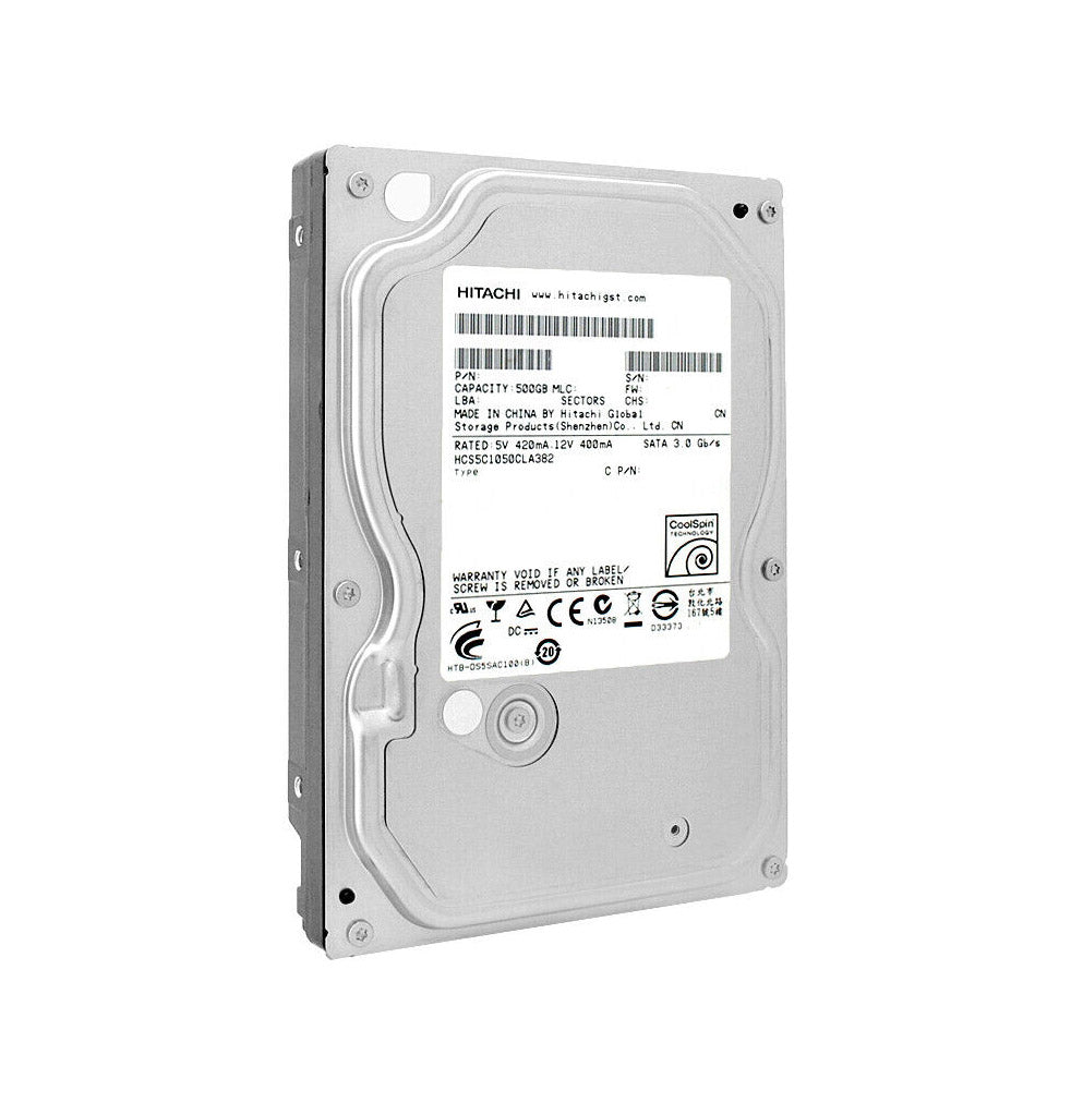 HCS5C1050CLA382 - Hitachi Cinemastar 5K1000 500GB SATA 3Gb/s 5700RPM 8MB Cache 3.5-inch Internal Hard Drive