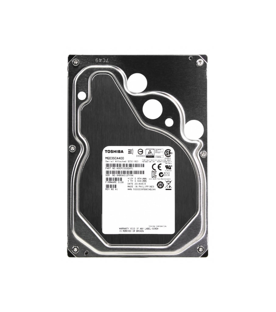 HDEPC00GEA51 - Toshiba MG03SCA Series 4TB SAS 6Gb/s 7200RPM 64MB Cache 3.5-inch Internal Hard Drive