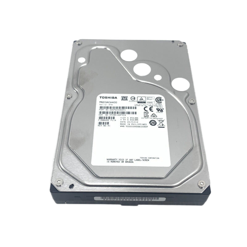HDEPQ00GEA51 - Toshiba Enterprise Capacity 4TB SATA 6Gb/s 7200RPM 64MB Cache 3.5-inch Internal Hard Drive