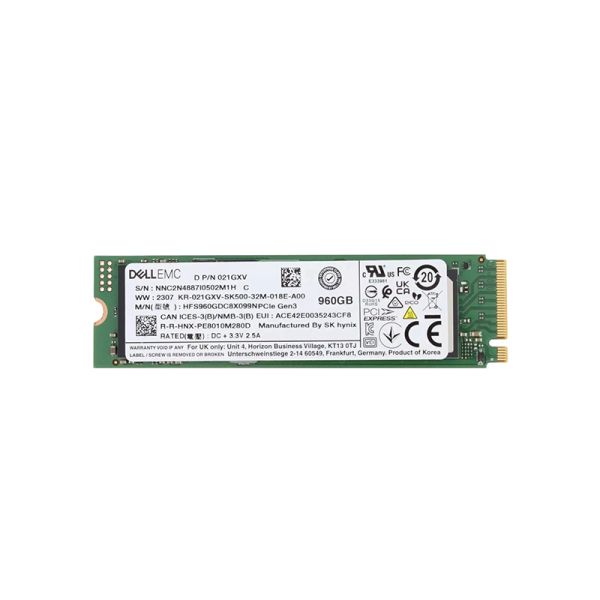 HFS960GDC8X099N - SK Hynix PE80X0 960GB PCI-Express 3.0 x4 NVMe Read Intensive TLC M.2 2280 Solid State Drive (SSD)