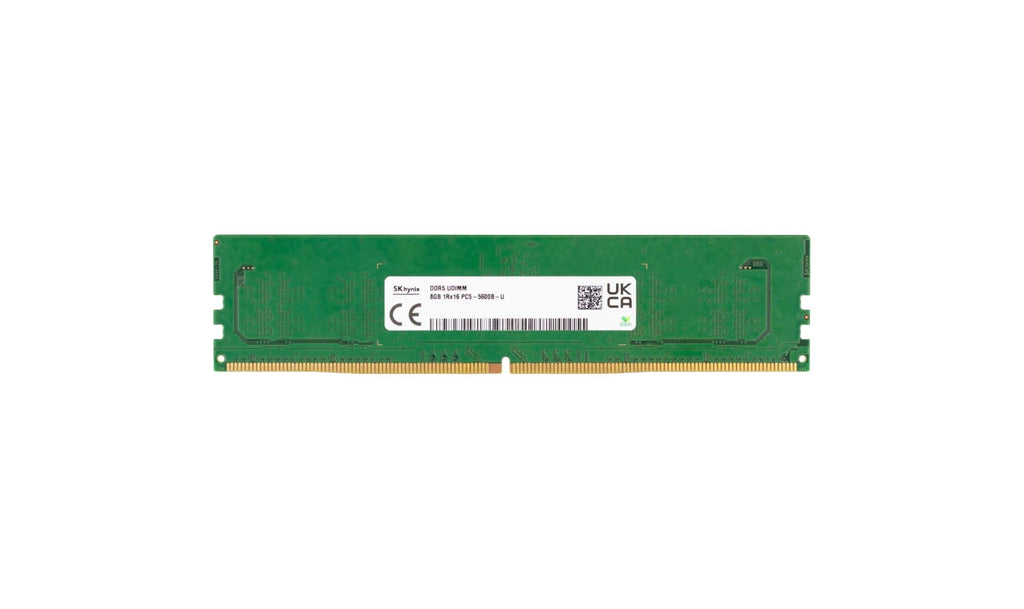 HMCG66AGBUA084N - SK Hynix 8GB 5600MHz DDR5 PC5-44800 Non-ECC CL46 288-Pin DIMM 1.1V Single Rank x16 Memory Module