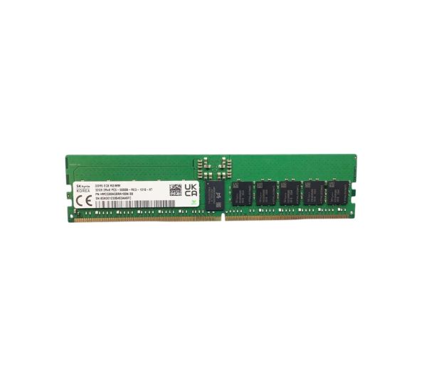 HMCG88AGBRA188N - Hynix 32GB 5600MHz DDR5 PC5-44800 ECC Registered CL46 288-Pin DIMM 1.1V Dual Rank x8 Memory Module