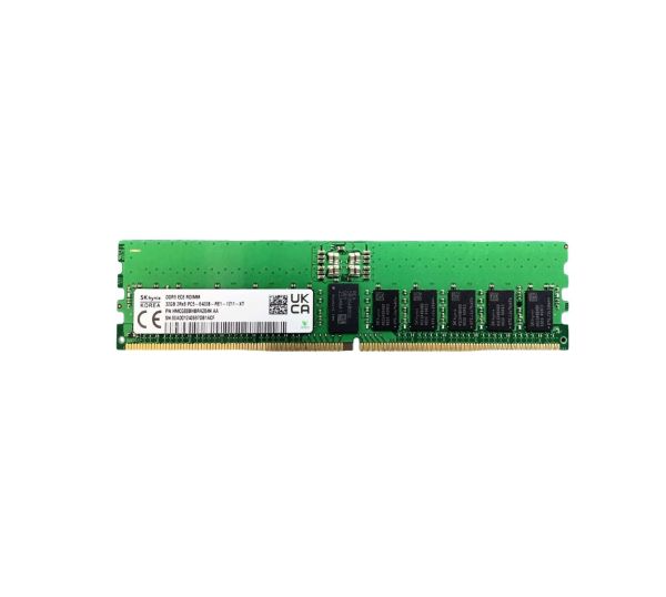 HMCG88BHBRA284N - Hynix 32GB 6400MHz DDR5 PC5-51200 ECC Registered CL46 288-Pin DIMM 1.1V Dual Rank x8 Memory Module
