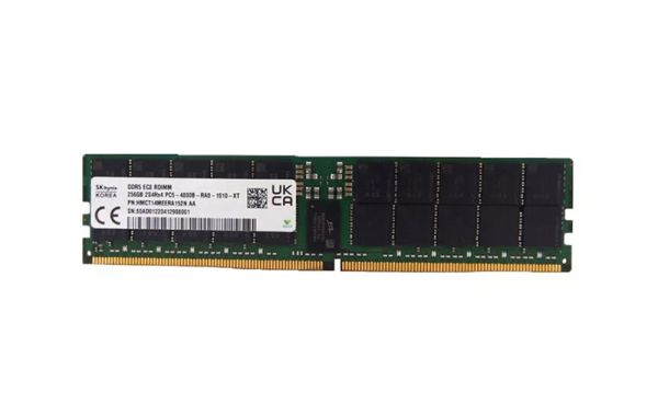 HMCT14MEERA152N - SK Hynix 256GB 4800MHz DDR5 PC5-38400 ECC Registered CL40 288-Pin DIMM 1.1V Octal Rank x4 Memory Module