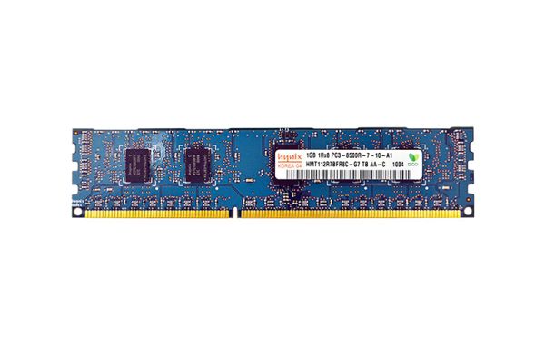 HMT112R7BFR8C-G7 - SK Hynix 1GB 1066MHz DDR3 PC3-8500 ECC Registered CL7 240-Pin DIMM 1.5V Single Rank x8 Memory Module