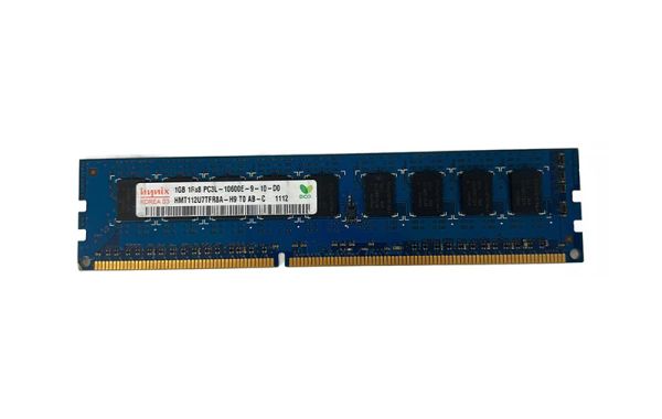 HMT112U7TFR8A-H9 - SK Hynix 1GB 1333MHz DDR3 PC3-10600 ECC Unbuffered CL9 240-Pin DIMM 1.35V (LV) Single Rank x8 Memory Module