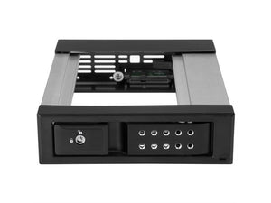 HSB1SATSASBA - StarTech AC MO Racks 5.25 to 3.5SATA SAS Hot Swap Bay Trayless