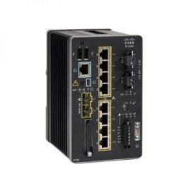IE-3400-8T2S-A - Cisco Catalyst IE-3400 Series 8-Ports 10/100/1000BASE-T Ethernet Layer 3 DIN Rail-mountable Managed Rugged Switch with 2-Ports SFP