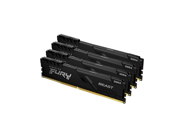 KF432C16BBK4/32 - Kingston 32GB (8GB x4) 3200MHz PC4-25600 DDR4 Non-ECC CL16 288-Pin DIMM 1.35V (LV) Single Rank Memory Module