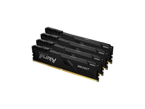 KF432C16BBK4/32 - Kingston 32GB (8GB x4) 3200MHz PC4-25600 DDR4 Non-ECC CL16 288-Pin DIMM 1.35V (LV) Single Rank Memory Module