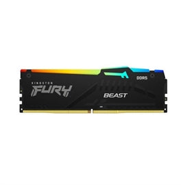 KF552C36BBEA-16 - Kingston Fury Beast RGB 16GB 5200MHz DDR5 PC5-41600 Non-ECC CL36 288-Pin DIMM 1.25V Single Rank x8 Memory Module