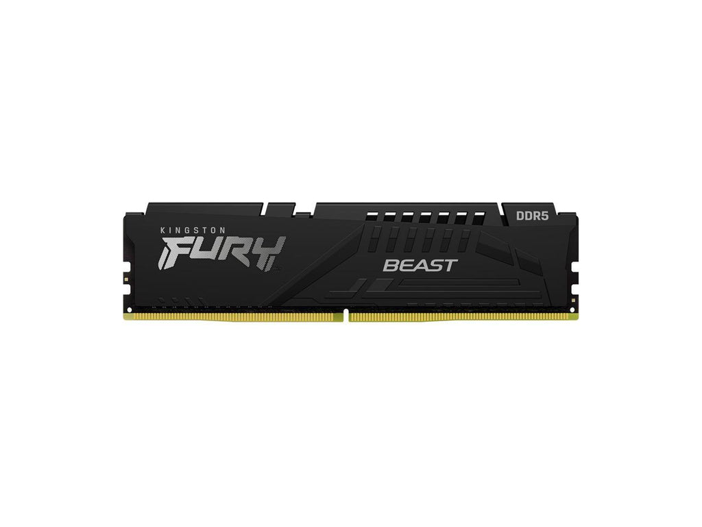 KF552C40BBK2-32 - Kingston Fury Beast 32GB (16GB x2) 5200MHz DDR5 PC5-41600 Non-ECC CL40 288-Pin DIMM 1.25V Single Rank Memory Module
