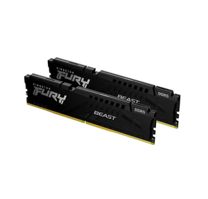 KF556C36BBEK2-32 - Kingston Fury Beast 32GB (2x 16GB) 5600MHz DDR5 PC5-44800 Non-ECC CL36 288-Pin DIMM 1.25V Single Rank x8 Memory Module