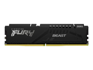 KF556C40BBK2-16 - Kingston Fury Beast 16GB (8GB x2) 5600MHz DDR5 PC5-44800 Non-ECC CL40 288-Pin DIMM 1.25V Single Rank Memory Module