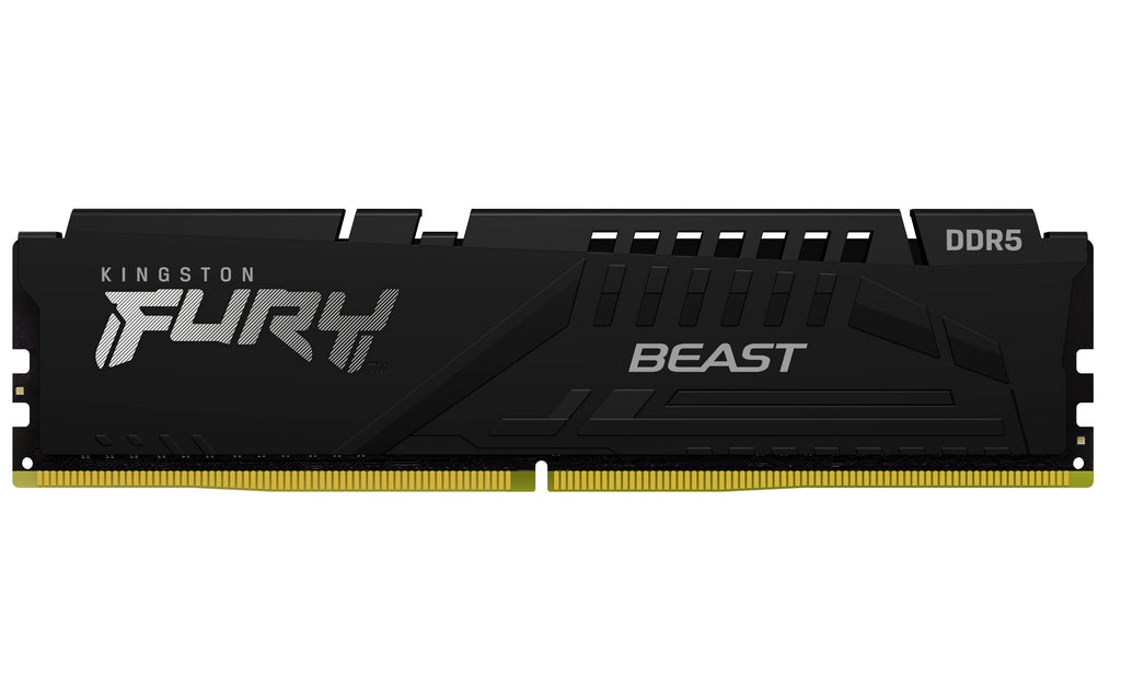 KF556C40BBK2-32 - Kingston Fury Beast 32GB (16GB x2) 4800MHz DDR5 PC5-38400 Non-ECC CL38 288-Pin DIMM 1.25V Single Rank Memory Module