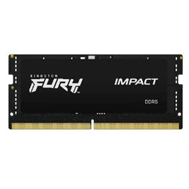 KF556S40IB-16 - Kingston Fury Impact 16GB 5600MHz DDR5 PC5-44800 Non-ECC CL40 262-Pin SoDimm 1.1V Single Rank x8 Memory Module