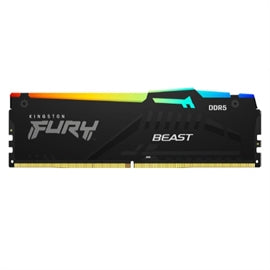 KF560C36BBEAK2-64 - Kingston Fury Beast 64GB (2x 32GB) 6000MHz DDR5 PC5-48000 Non-ECC CL36 288-Pin DIMM 1.35V (LV) Dual Rank x8 Memory Module