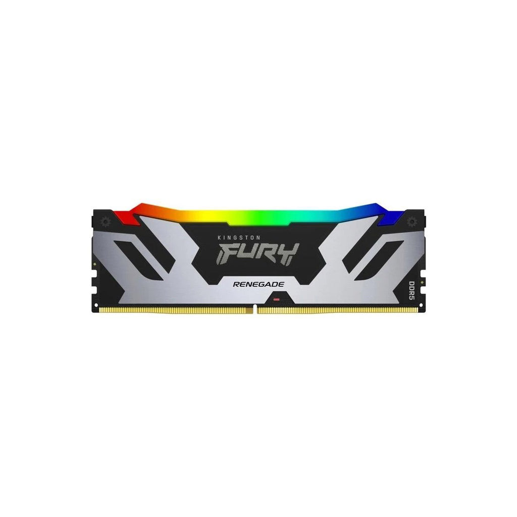KF576C38RSAK2-32 - Kingston Fury Renegade RGB 32GB (2x 16GB) 7600MHz DDR5 PC5-60800 Non-ECC CL38 288-Pin DIMM 1.45V Single Rank x8 Memory Module