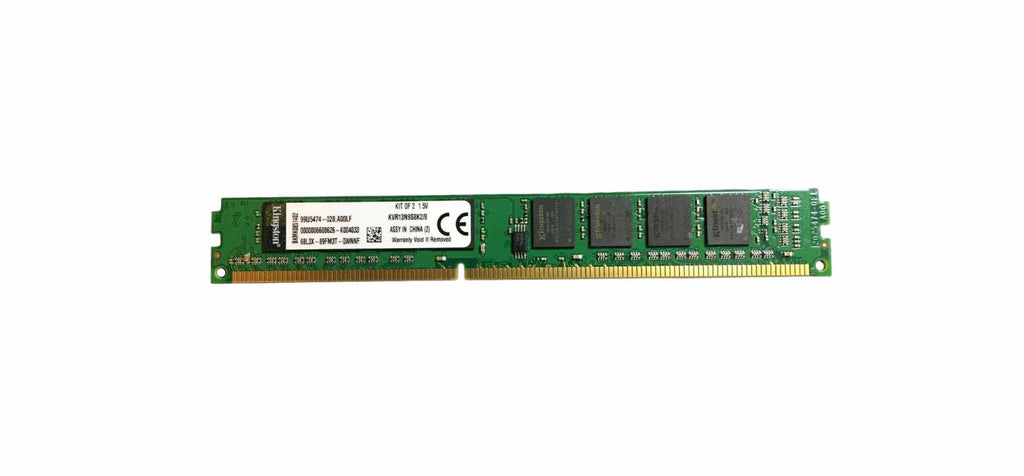 KVR13N9S8K2/8 - Kingston 8GB (2x 4GB) 1333MHz DDR3 PC3-10600 Non-ECC CL9 240-Pin DIMM 1.5V Single Rank x8 Memory Module