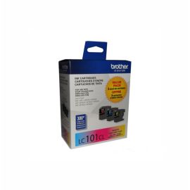 LC1013PKS - Brother Standard-Yield 300 Pages Cyan Magenta Yellow Ink Cartridge (Pack of 3) for MFC-J285DW and MFC-J450DW