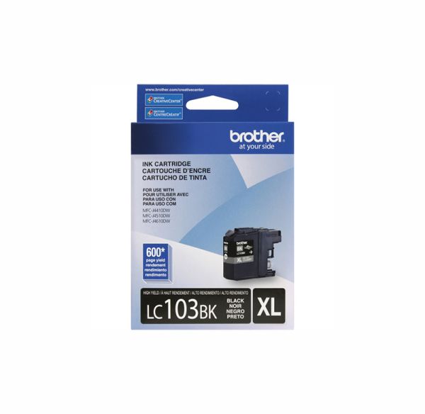 LC103BK - Brother High-Yield 600 Pages Black Ink Cartridge for MFC-J245 MFC-J285DW and MFC-J4310DW